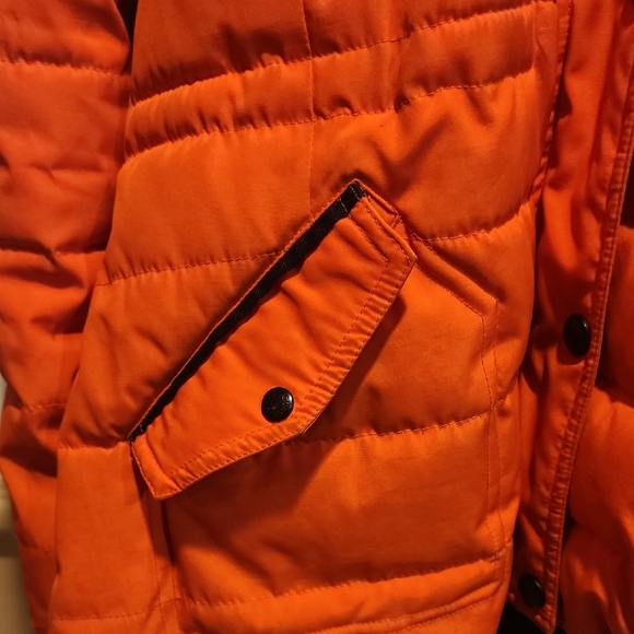 Guess Orange Puffer Jacket - Picture 7 of 16